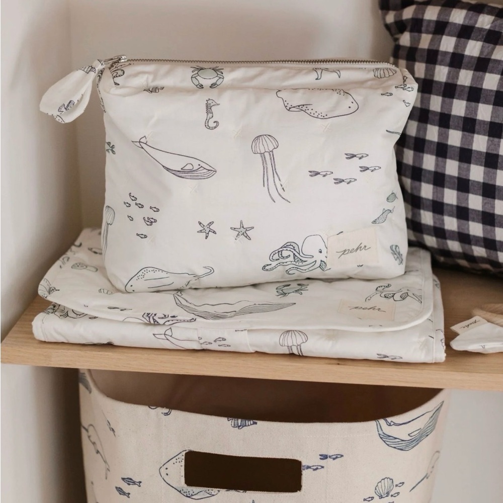 Pehr Life Aquatic Diaper Changing Pad